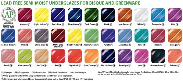 Amaco-Semi-Moist-Underglaze-Pan-Refills