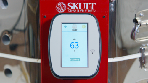 Skutt KMT1027-3 Ceramic Kiln 3" Brick with Digital Touchscreen KilnMaster Controller image 4
