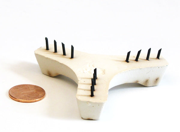 Roselli B 6x12 Triangle Firing Stilt with Metal Wires image 1