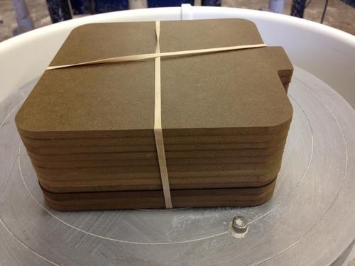 bigceramicstore-com,Dirty Girls Set of 10 Extra Square Inserts 6.5" Dia.,Dirty Girls,Bats - Systems