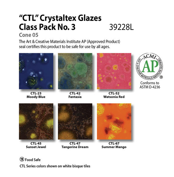 Crystal Coat Glaze Three Pack Tubes