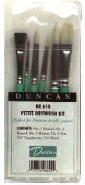 bigceramicstore-com,Duncan BR610 Petite Drybrush Discovery Brush Kit,Duncan,Tools - Brushes