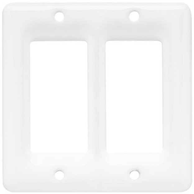 bigceramicstore-com,Bisque Imports 905 Bisque Double Rocker Plate,Bisque Imports,Clay - Bisque