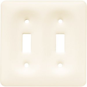 bigceramicstore-com,Bisque Imports 901 Bisque Double Switch Cover,Bisque Imports,Clay - Bisque