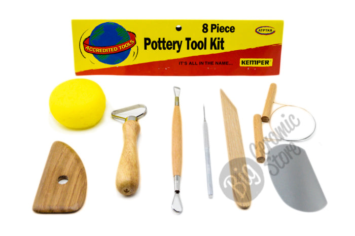 Kemper 8-Piece Tool Kit , Big Ceramic Store, BigCeramicStore, pottery  supplies equipment –