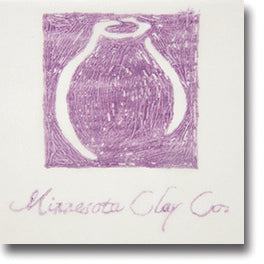 Minnesota Clay Company - Graffito Underglaze Transfer Paper, 6 sheets Violet image 1