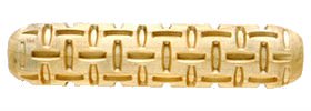 MKM BHR-15 Rattan Weave Pattern Big Hand Roller image 1