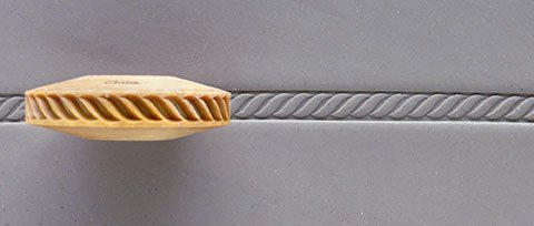 MKM FR-05 Rope Pattern Finger Roller image 2