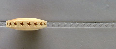 MKM FR-08 Stars Pattern Finger Roller image 2