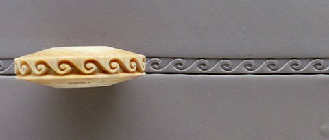 MKM FR-13 Waves Pattern Finger Roller image 2