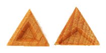 MKM Sts-7 Small Triangle Wood Stamp image 1