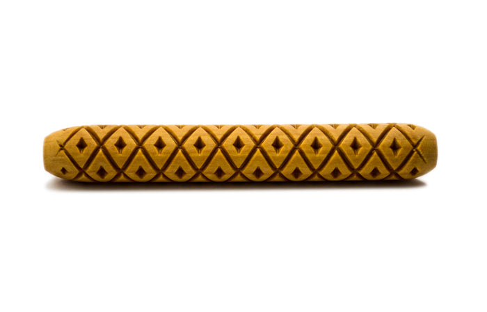 MKM HR-16 Diamonds Leaves Pattern Hand Roller image 1