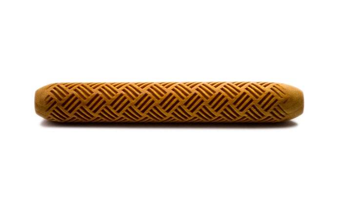 MKM HR-24 Fine Basketweave Pattern Hand Roller image 1