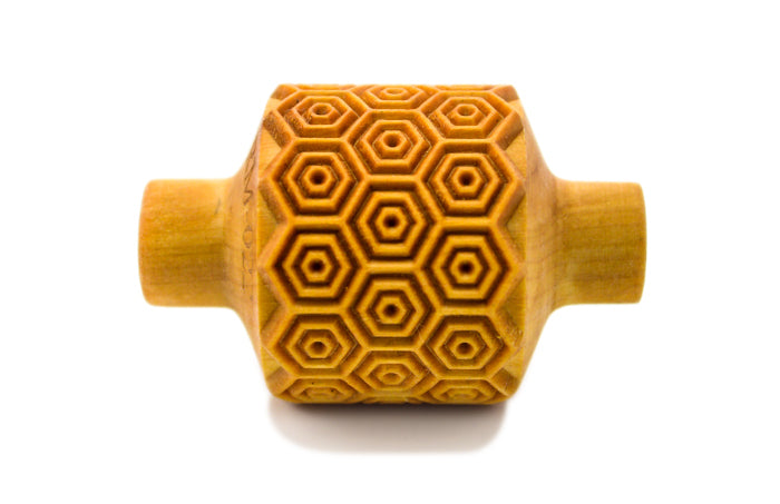 MKM RM-022 Honeycomb Pattern Roller , Big Ceramic Store, BigCeramicStore,  pottery supplies equipment –