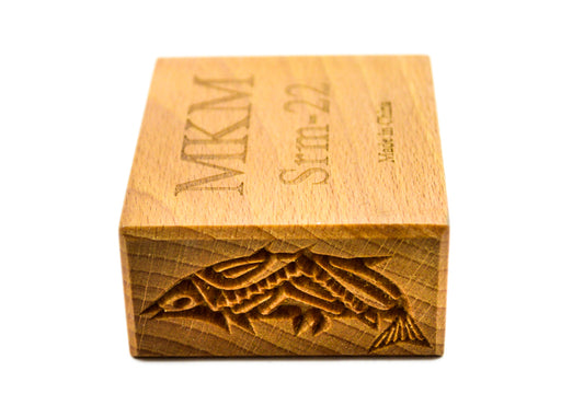 MKM Srm-22 Medium Rectangle Wood Stamp image 1