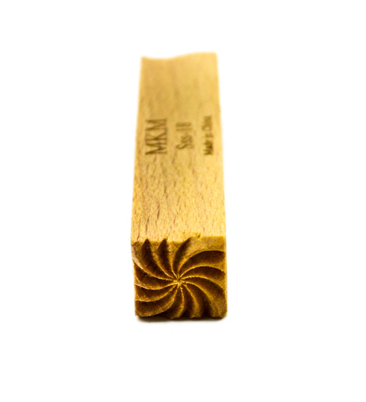 MKM Sss018 Small Square Wood Stamp image 1