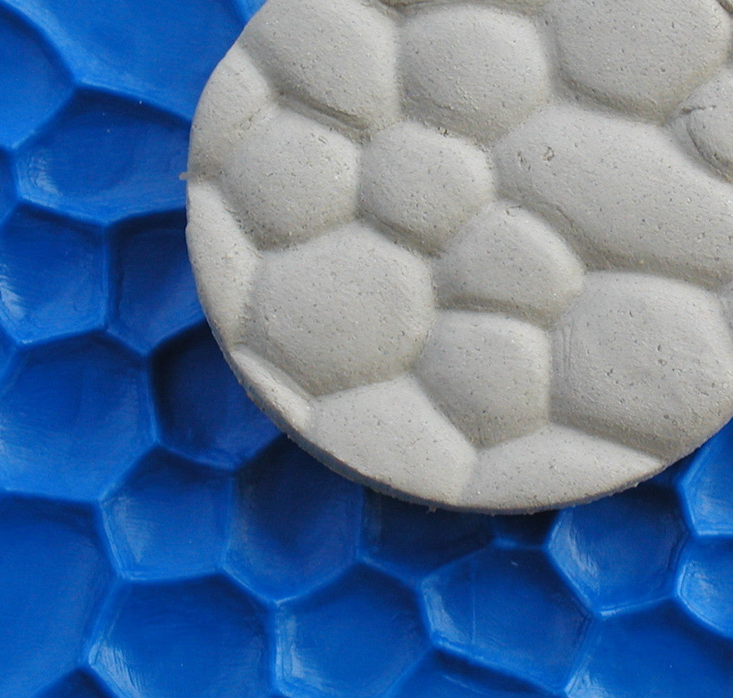 Chinese Clay Art USA Plastic Texture Mats, Basket Weave Pattern