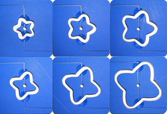 bigceramicstore-com,Die Set #5 - 4 & 5 Point Scallops for 4" North Star Extruder (NS925),North Star,Equipment - Die Sets