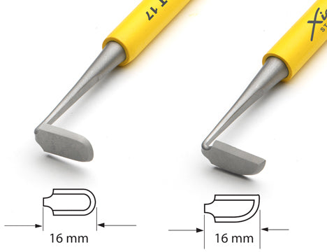 Xiem Trimming Tool Double Ended Set (Yellow Handle) image 2