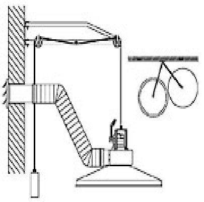 Swinging Wall Bracket for 44" Vent-A-Kiln image 1
