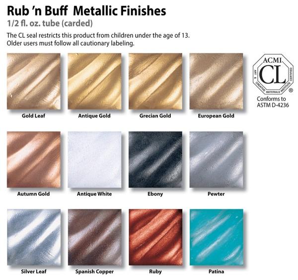 Amaco-Rub-'n-Buff-Pewter