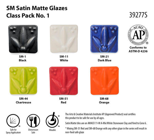 Amaco-Satin-Matte-Class-Pack-#1