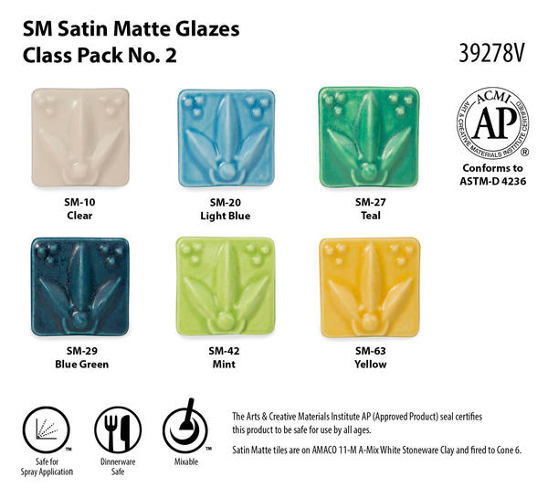 Amaco-Satin-Matte-Class-Pack-#2