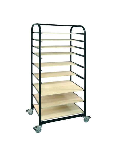 Amaco-Brent-Ware-Cart-Ex-with-Shelves-and-Plastic-Cover