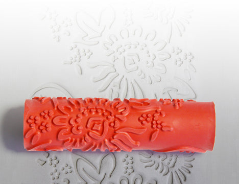 bigceramicstore-com,Xiem Art Roller, Carnation Pattern,Xiem,Tools - Texture