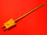 Spare/replacement Orton Type K Thermocouple for Autofire (MGO style - 6 in, 1/4 in diam, inconel sheath, std plug) image 2