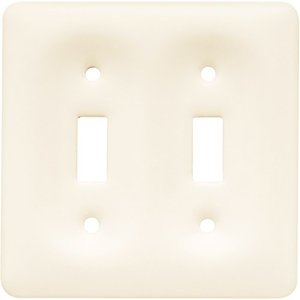 bigceramicstore-com,Bisque Imports 901 Bisque Double Switch Cover,Bisque Imports,Clay - Bisque