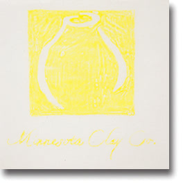 Minnesota Clay Company - Graffito Underglaze Transfer Paper, 6 sheets Yellow image 1