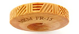 MKM FR-15 African Weave Pattern Finger Roller image 1