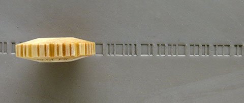 MKM FR-17 Barcode Pattern Finger Roller image 2