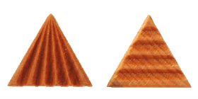 MKM Stm-6 Medium Triangle Wood Stamp image 1