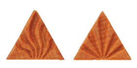 MKM Stm-11 Medium Triangle Wood Stamp image 1