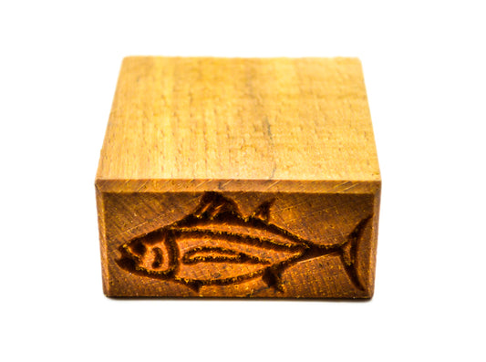 MKM Srm-120 Medium Rectangle Wood Stamp, Tuna image 1