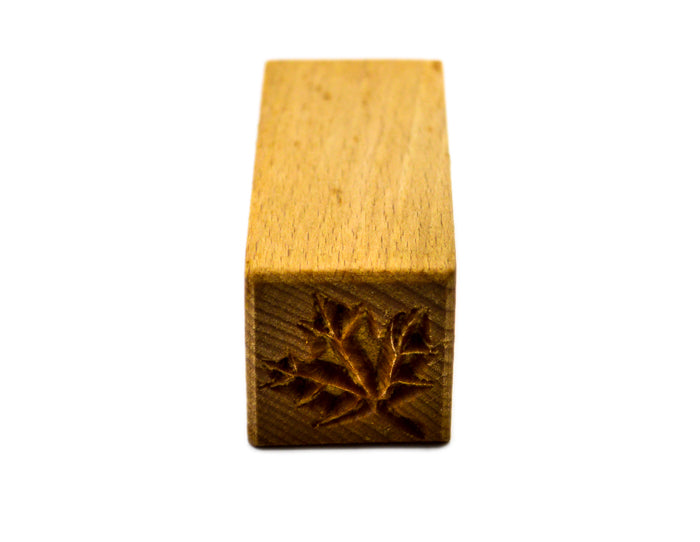 MKM Ssm-106 Medium Square Wood Stamp, Maple Leaf image 2
