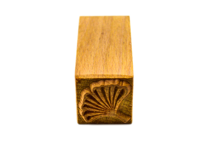 MKM Ssm-107 Medium Square Wood Stamp, Gingko Leaf image 2