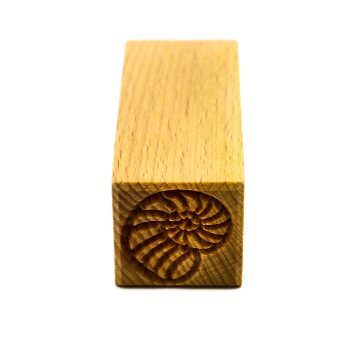 MKM Ssm-121 Medium Square Wood Stamp, Ammonite image 3