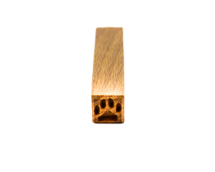 MKM Sss-144 Small Square Wood Stamp, Dog Paw image 2