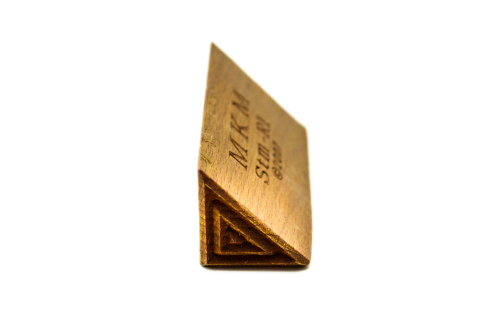 MKM Stm-R1 Medium Right Triangle Wood Stamp image 1