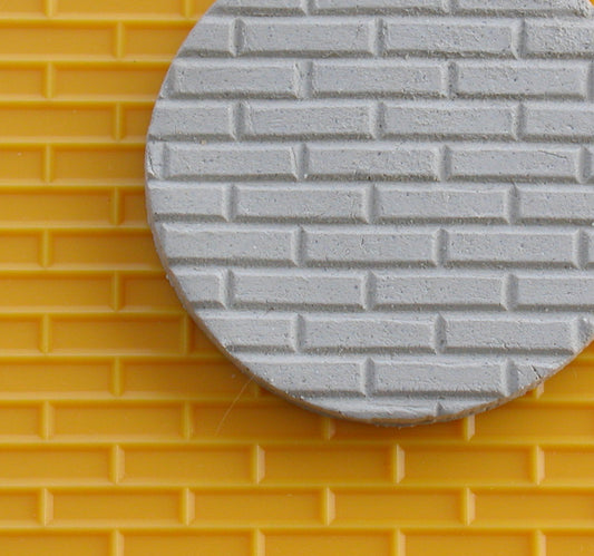 Chinese Clay Art USA Plastic Texture Mats, Brick Pattern image 1