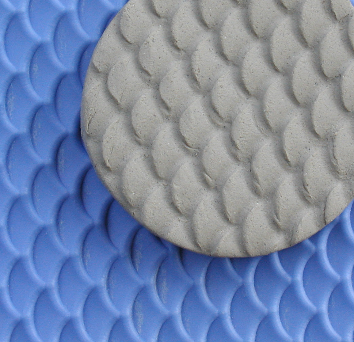 Chinese Clay Art USA Plastic Texture Mats, Dragon Scales Pattern image 1