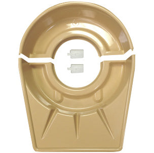Shimpo Two-Piece Splash pan with Clips image 1
