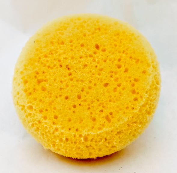 Package of 5 Synthetic Clean-Up Sponges 2.75" round image 2