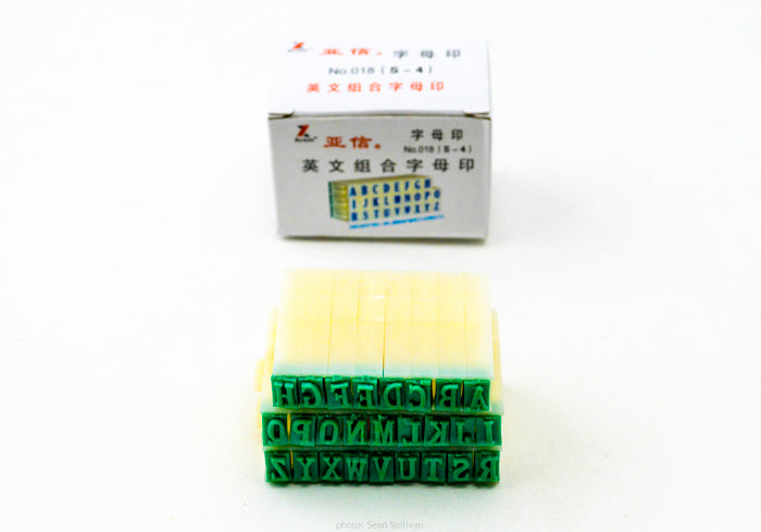 Letter Stamps for Clay