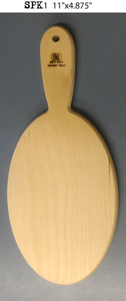 bigceramicstore-com,Dirty Girls 11"x4.875" Large Oval Paddle,Dirty Girls,Tools & Supplies
