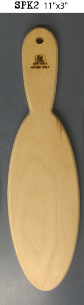 bigceramicstore-com,Dirty Girls 11"x3" Small Oval Paddle,Dirty Girls,Tools & Supplies