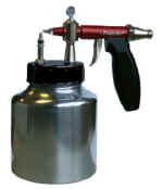 Paasche L Sprayer Handpiece #4 and Quart Cup image 1